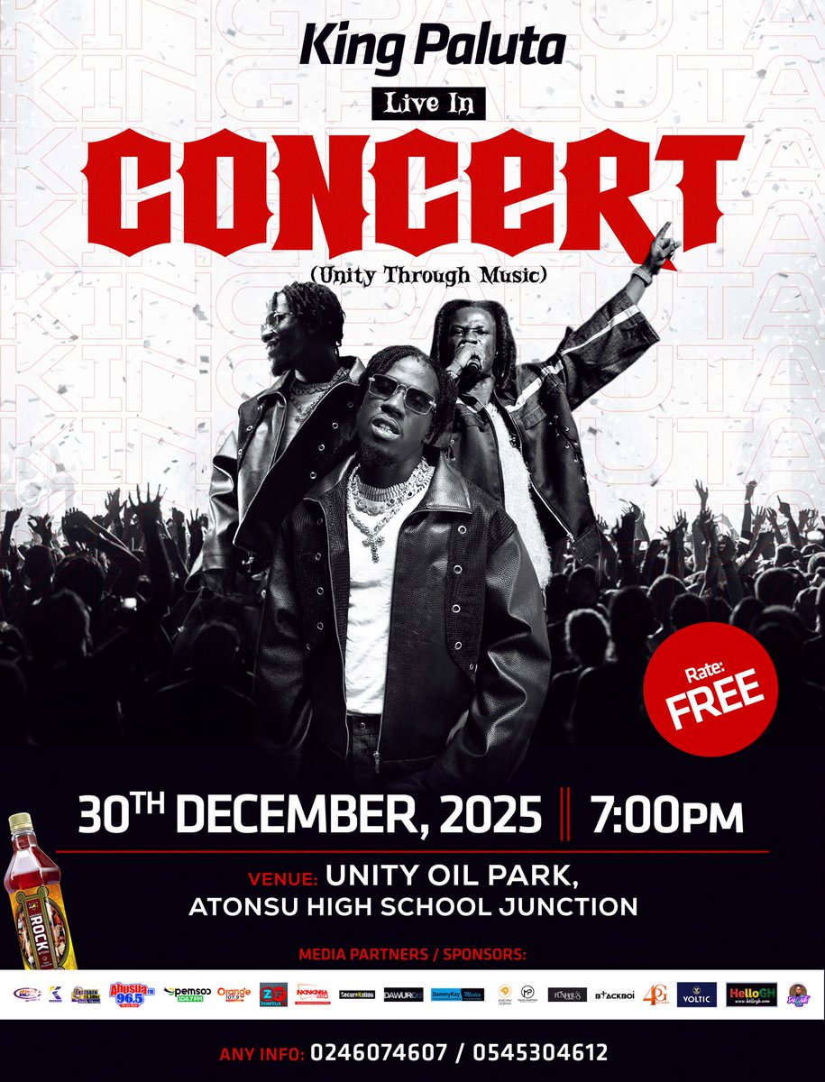 KingPalutaMusic's tweet photo. 30-12-2025 .. Few changes but for a better experience.
Location is now at the home grounds. its only right !
Love you all and see you soon β€οΈ #Apicki https://t.co/ANBJw2rb7D