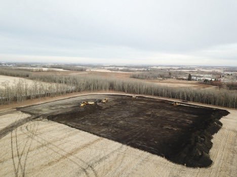 swmwdesign's tweet photo. Project Update: Construction is underway on a 38,000 sq. ft. riding arena in Central Alberta with a frameless steel design for year-round use. https://t.co/EdLOmhJ2E5