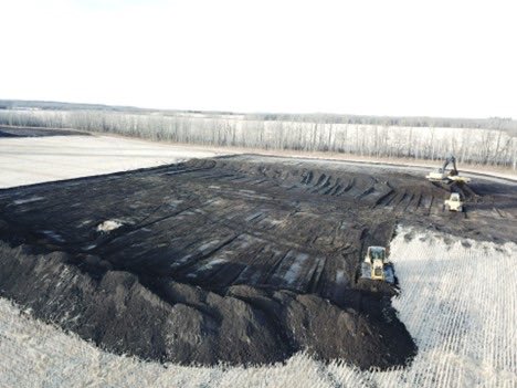 swmwdesign's tweet photo. Project Update: Construction is underway on a 38,000 sq. ft. riding arena in Central Alberta with a frameless steel design for year-round use. https://t.co/EdLOmhJ2E5