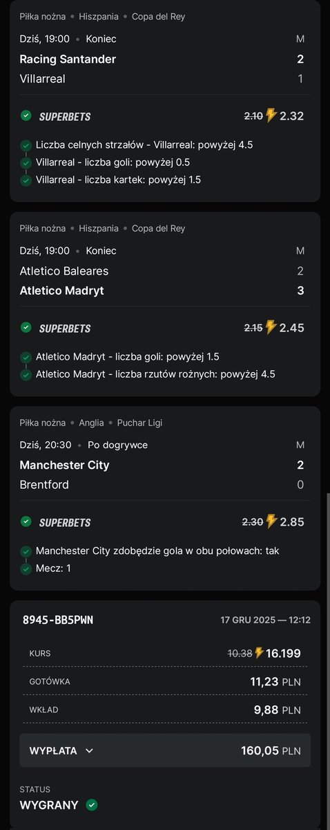 BalujLP's tweet image. Ależ forma tego zawodnika

Grudzień ponad 400 zł na plus, a największa stawka jaką zagrałem to 20 zł