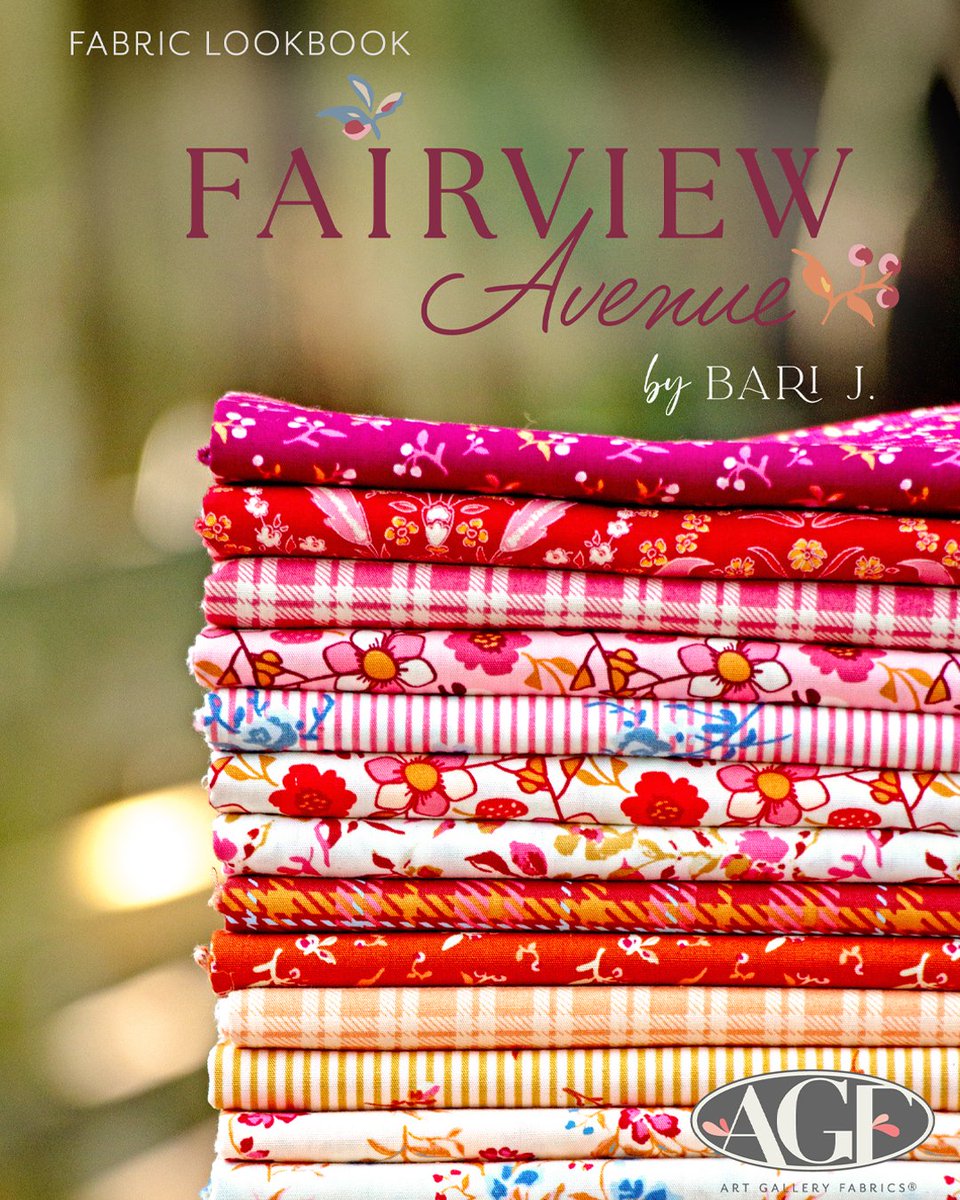 ArtGalleryFab's tweet photo. Quilters, the Fairview Avenue Lookbook by Bari J. is officially here! Click here: https://t.co/d3HMMKROqF

Discover the NEW collection by Bari J, inspired by the cozy charm and nostalgic details of her childhood home. https://t.co/QSntftJ1eX
