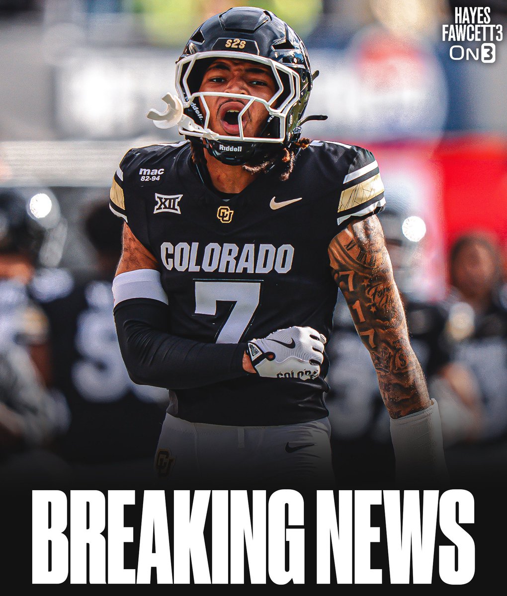 Hayesfawcett3's tweet image. BREAKING: Colorado starting Safety Tawfiq Byard plans to enter the @TransferPortal, he tells @On3Sports

The past 2 seasons he’s totaled 140 Tackles, 16.5 TFL, 2.5 Sacks, 2 FF, &amp;amp; 2 INT

2 years of eligibility left 

on3.com/transfer-porta…