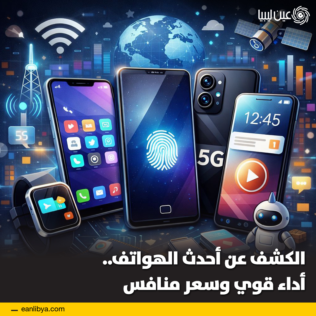 هل تبحث عن هاتف ذكي قوي بأداء عالي وبسعر معقول؟ تعرف على "ريلمي نارزو 90 إكس" (Realme Narzo 90X) الذي يدعم 5G ويأتي مع مواصفات مذهلة، أو اكتشف "فيفو إس 50 برو" (Vivo S50 Pro Mini) الذي يقدم أداءً متفوقًا في تصميم صغير الحجم.. فيما أعلنت "موتورولا" عن هاتف "موتو جي باور" (Moto G Power) الجديد الذي جهّزته بأفضل التقنيات والمواصفات لينافس أحدث هواتف أندرويد.. ل 