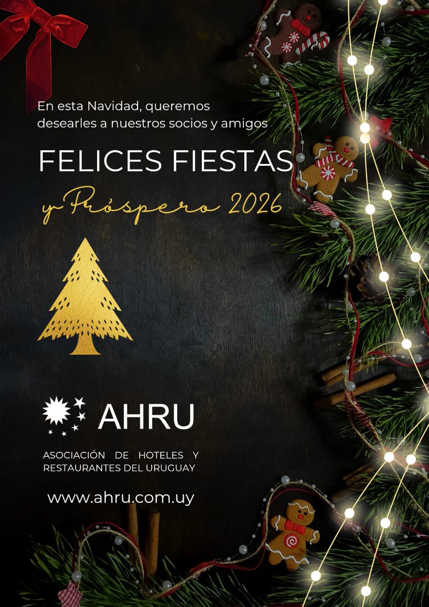 En estas fiestas, queremos desearles a nuestros socios y amigos una Feliz Navidad y Prospero Año Nuevo

Al finalizar el año celebramos el intenso trabajo y los logros de esta Asociación, felicitando a cada uno por el esfuerzo puesto en convertir a nuestro país en un mejor destino