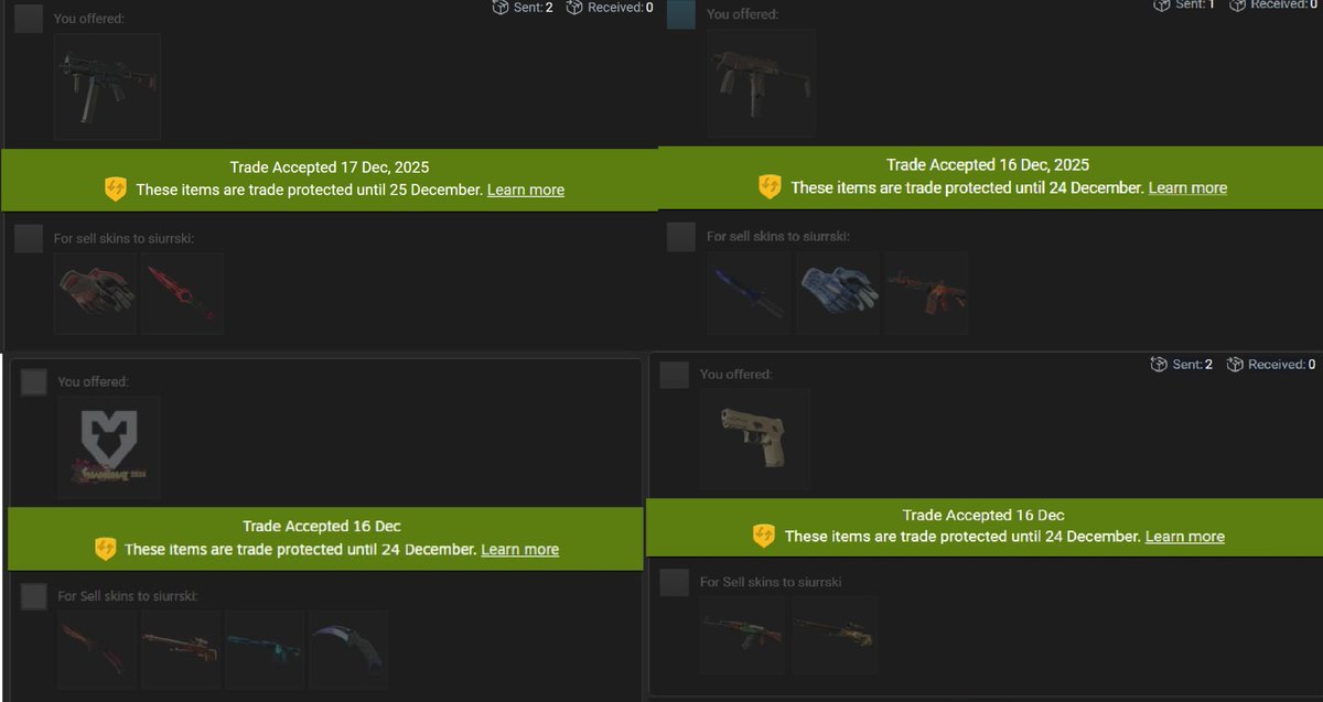 Siurrski - Buying Skins tweet media