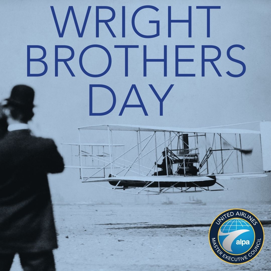 Happy Wright Brothers Day! Today commemorates the anniversary of the first successful flight, which happened on this day in 1903. Thank you for opening up the skies for us!