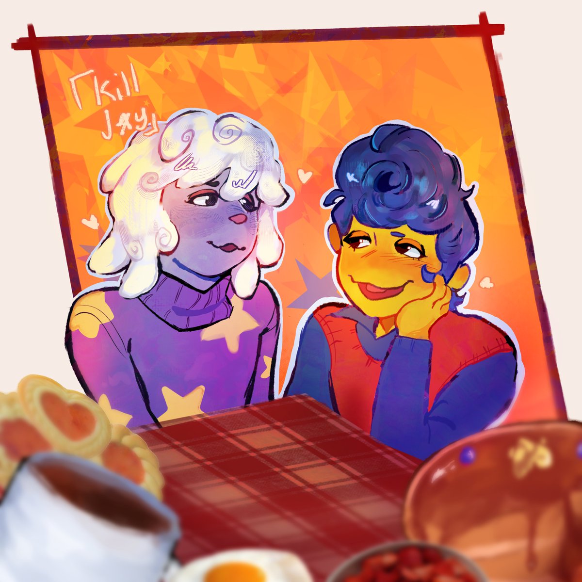 Killj0uy's tweet image. commission for @_New_Neighbor_ ! tysm for the help!
🍎🍇