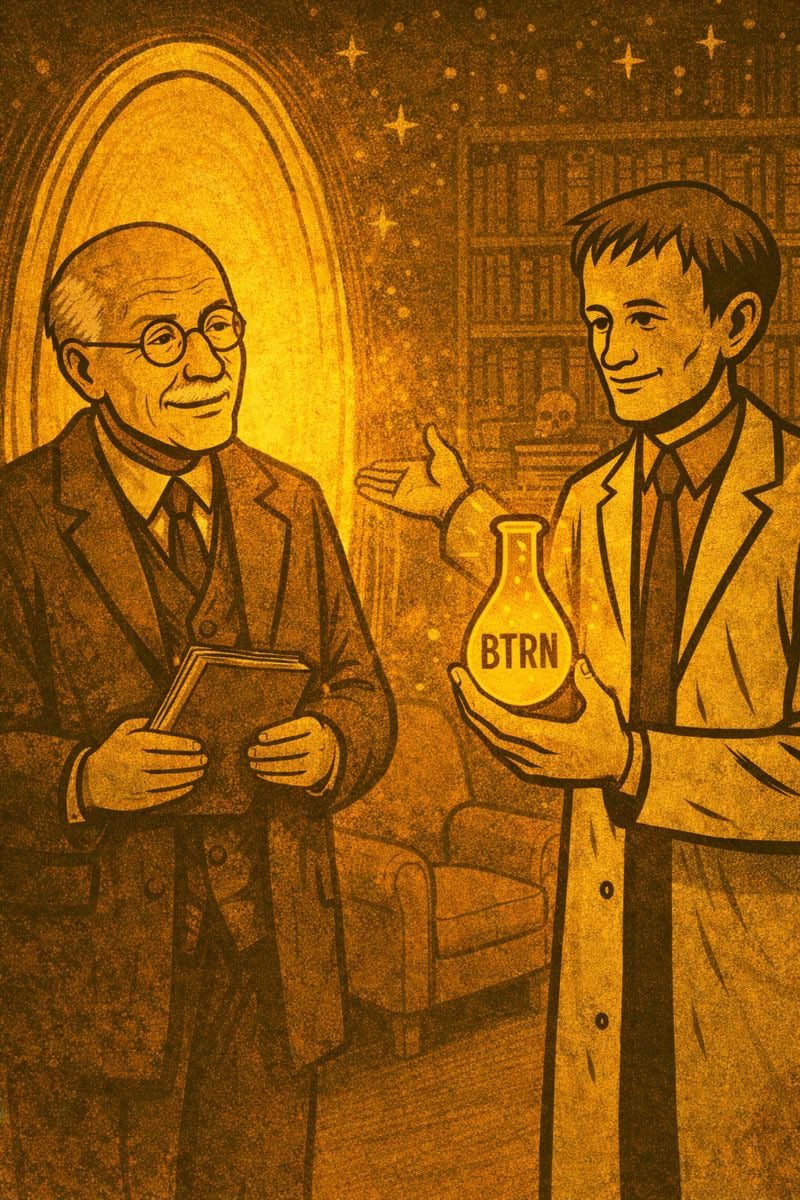 buteriniumBTRN's tweet image. 🛋 Day 36 — Jung’s Final Diagnosis

3️⃣ Post — Therapy, But Decentralized

Jung closed his notebook.
“This element doesn’t want to be owned.”

“It wants to be believed in.”

Buterin opened the return portal.
“So… decentralized therapy?”

Jung smiled.
“Exactly.” 💛✨

The yellow…