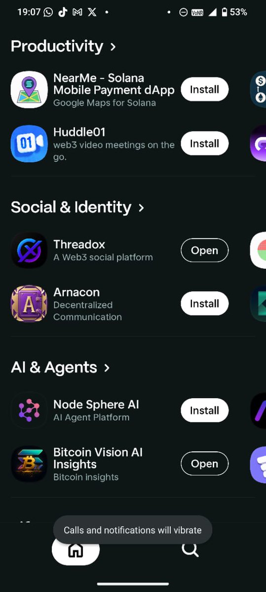Thread_oX's tweet photo. 📱 Solana Mobile users — we’re LIVE!
Check out ThreadoX on the dApp Store and don’t forget to rate us ⭐
Your feedback means a lot. 💜
@solanamobile @somemobiledev 
#ThreadoX #SolanaMobile #Web3 #solana https://t.co/zsUYJDnQA8