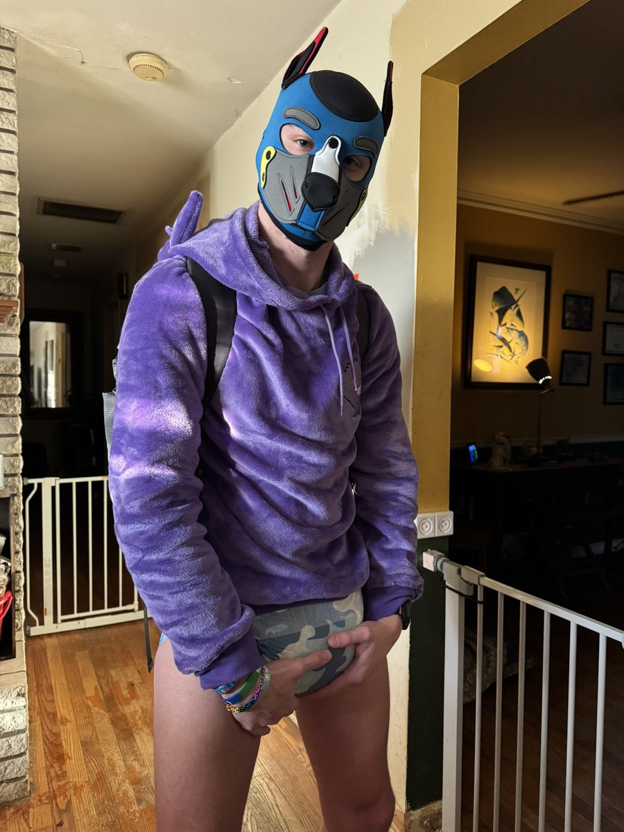 pupper_dash's tweet image. This puppy had big last day of school yesterday, my diaper may be big and soggy but I look super cute