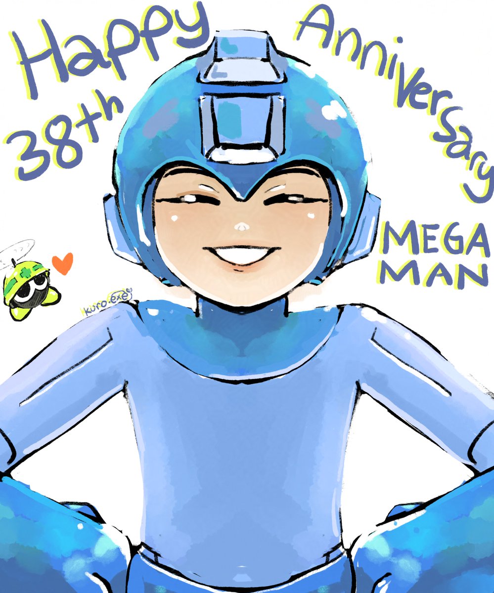 Happy 38th Anniversary Megaman! Can't wait till 2027! #ロックマン #MegaMan