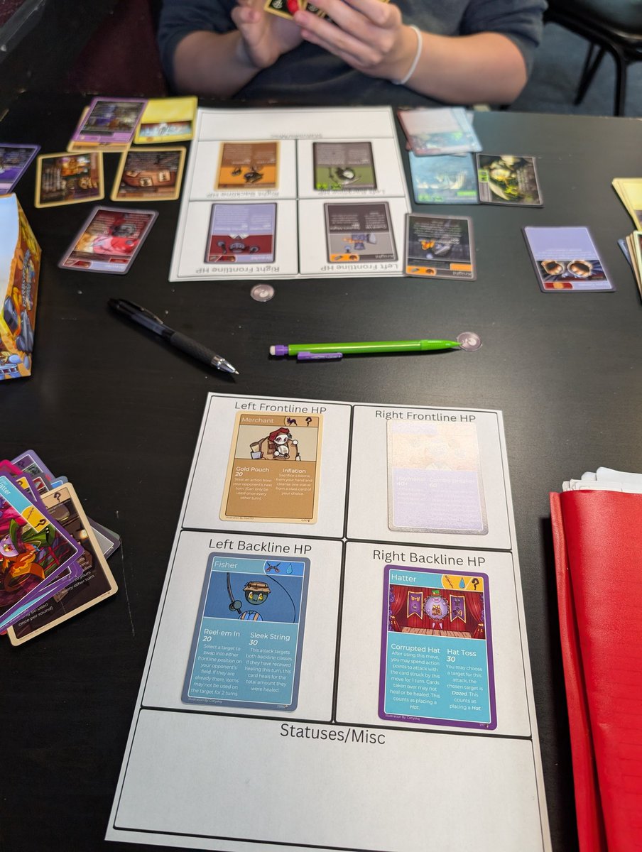 Aetherandanchor's tweet photo. We've hit 18 Cards of Excadore sales! Thank you guys!!!! We also had our very first Cards of Excadore public event! Thanks to all who came and played with us! #Exacadore #tcg https://t.co/R2ubW1Xm6X