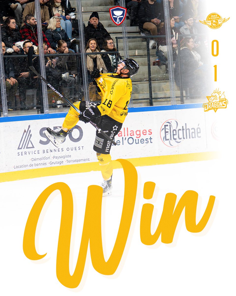 DragonsdeRouen's tweet image. On l’a fait !!!
On a fait tomber le tenant du titre, chez eux !!!🤩🏆🇫🇷

Angers 0 - 1 Rouen 

🏒 A. Rech

#godragons