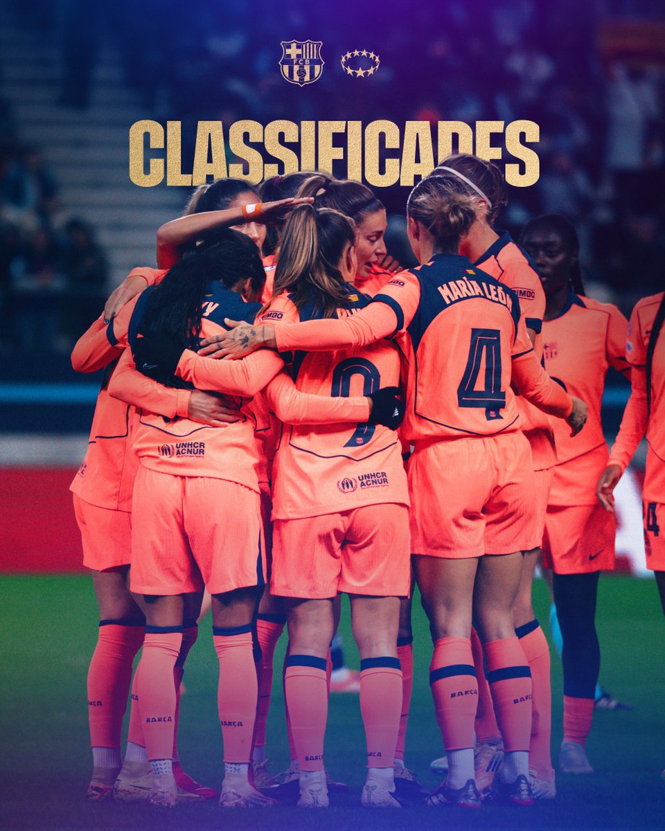 Som equip de quarts de final 🌟