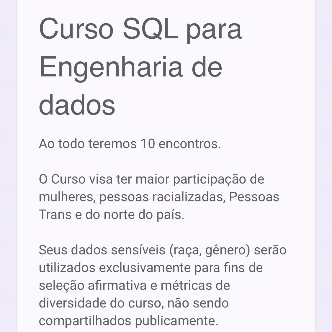 LayTXT's tweet image. Atenção galerinha de eng. de dados, isso aqui é ouro! Aprender com ela, grátis e ainda mais SQL específico pra engenharia de dados. Não deixe de se inscrever ainda mais se você for uma pessoa atípica.