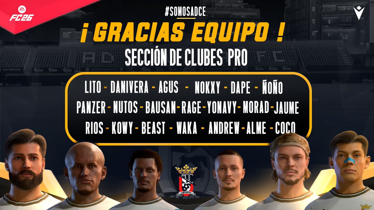 ADCeutaEsports's tweet image. Hoy, despedimos a nuestros chicos de #ClubesPro en busca de otros objetivos y nuevas metas.

Queremos mostrar nuestro agradecimiento y darles la enhorabuena por los resultados cosechados.

🔹 TOP3 - 1ª división @PLGefootball 
🔹 TOP3 - Superliga @VPG_Spain
🔹 TOP10 - Elite…