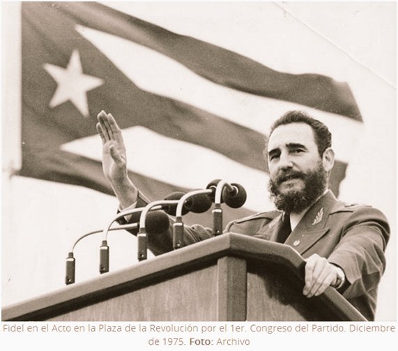 Hoy, celebramos 50 años del #PrimerCongresoPCC, esa gran escuela que forjó principios y proyectó el futuro de la Patria.

“En nuestra sociedad y en nuestro Partido debe imperar un principio: el mérito, la capacidad, la modestia."

#100AñosConFidel