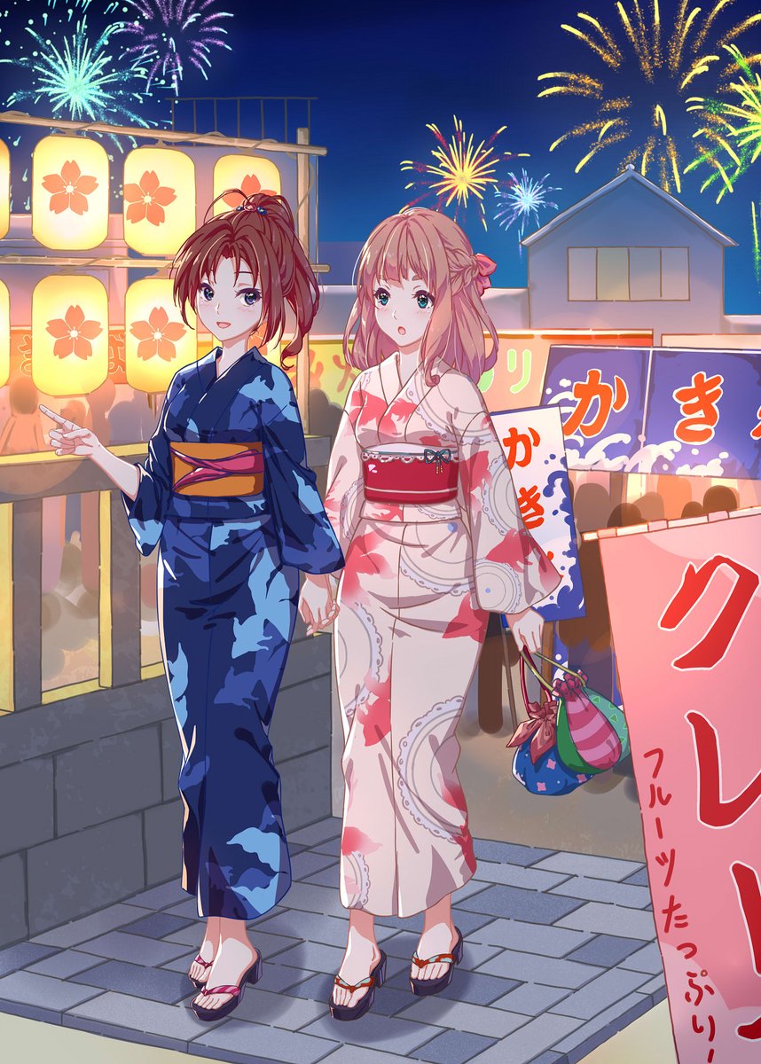響けユーフォニアム #中川夏紀 #吉川優子 ⛩️🦊🎀🎆