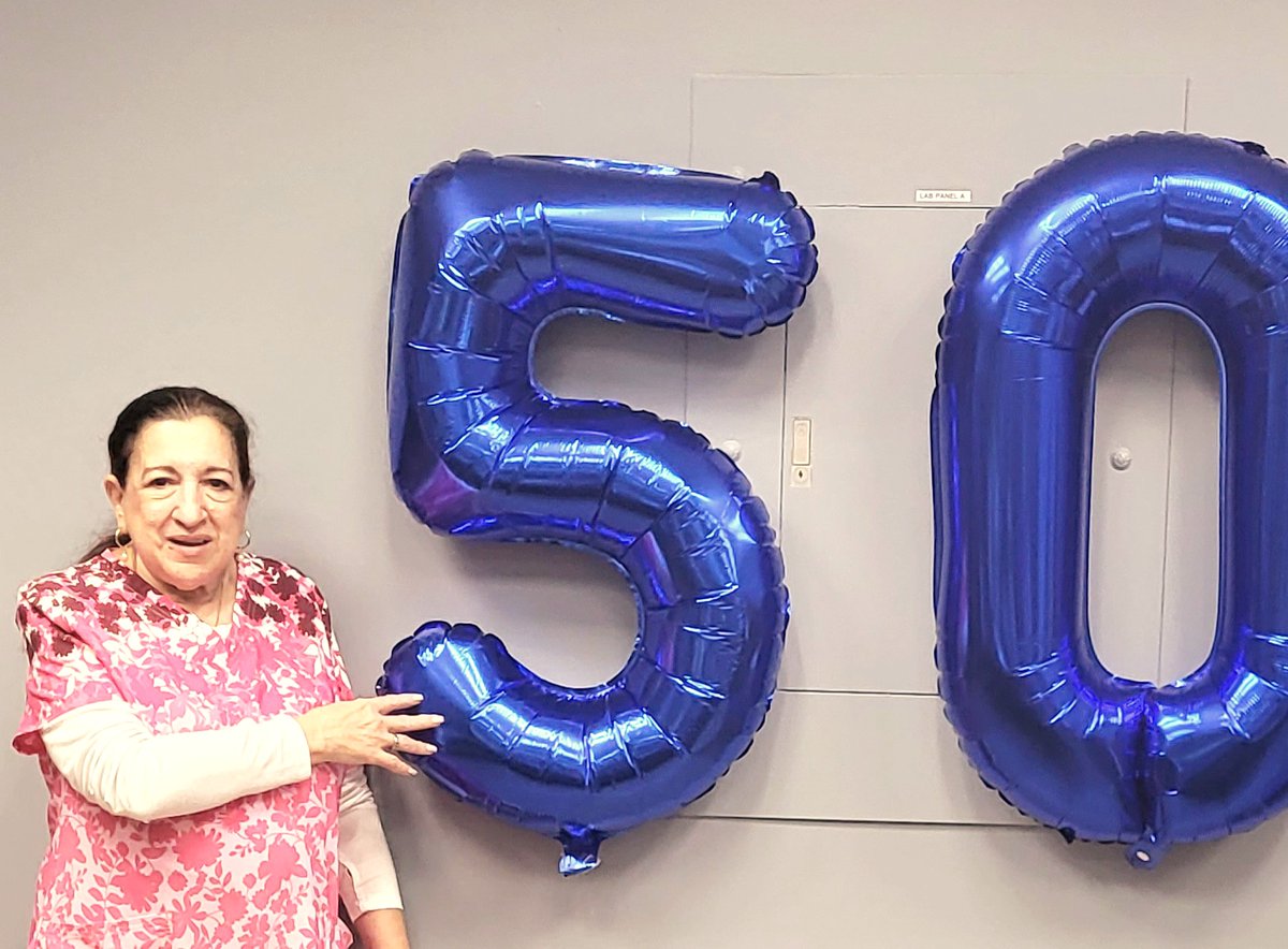 Thank you for 50 Years of Service!
Diana Dececchi attended her residency at Waterbury Hospital and is a certified Medical Technologist.   Over the years, Diana has trained many new employees and Medical Technology students. #service, #care, #healthy, #dedication, #excellence