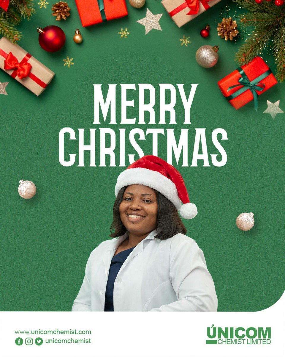 unicomchemist's tweet image. Wishing you a joyful Christmas and a prosperous New Year! 🎄✨
May your celebrations be filled with love, peace, and good health.
#FestiveWishes #ChristmasSeason #HappyNewYear #UnicomChemist