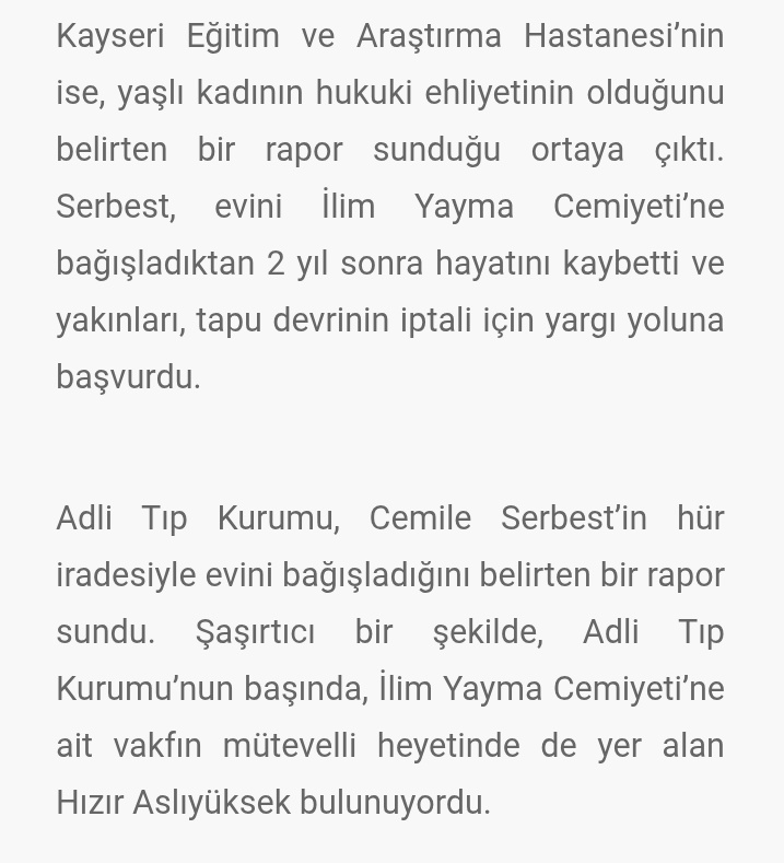 <a href="/fatihportakal/">fatih portakal</a> Yazının son paragrafındaki isme bakın 

Sadettin Saran ın saçında yasaklı madde buldum diyen
Adli Tıp kurumunun başkanı 
Bilal Erdoğan'ın arkadaşı olan 
Hızır Aslıyüksek