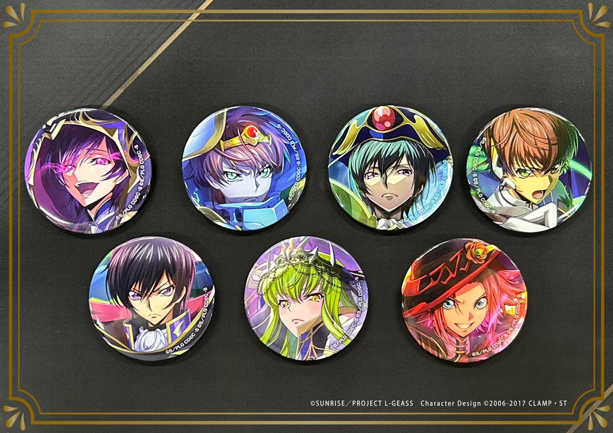 コードギアス 缶バッジ　キャラバッジコレクション グッズ-バッチ】コードギアス 反逆のルルーシュ キャラバッジ