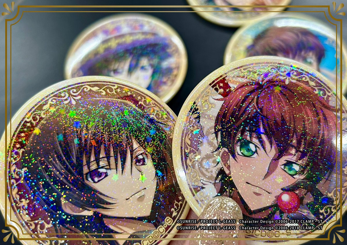 ★未開封品★コードギアス ホログラム缶バッジ ジュリアス ☆未開封品☆コードギアス ホログラム缶バッジ ジュリアス コード