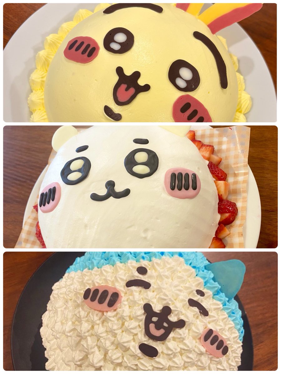今年のクリスマスケーキはちいかわのうさぎ作ったよー🐰
3年かけてやっと揃った🥹🫶
（ちいかわが2年前、ハチワレが昨年）
来年はモモンガかなぁ…