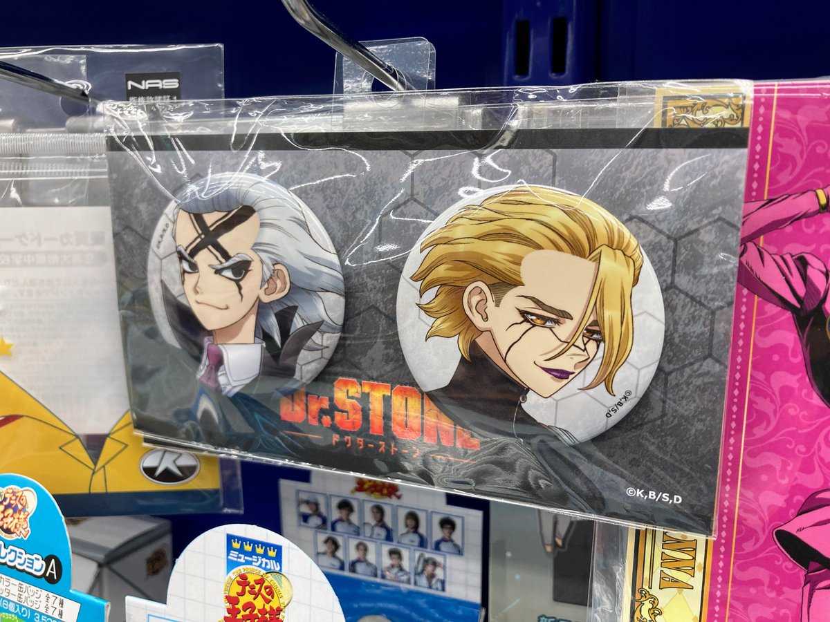 入荷情報】#DrSTONE 「Dr.STONE」 ・缶バッジセット ・アクリル