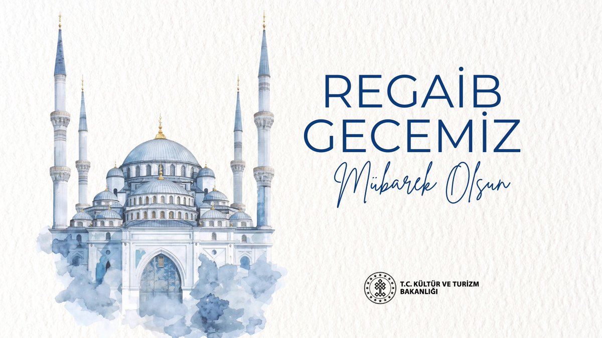 Milletimizin ve tüm İslam âleminin #RegaipKandili mübarek olsun.

Bu mübarek gecenin; birlik ve beraberliğimizi güçlendirmesini, vatanımıza ve milletimize hayırlar getirmesini diliyoruz.