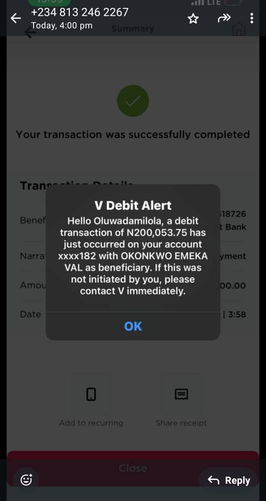 ebubeobinna's tweet photo. @FirstBankngr 
My name is okonkwo emeka,ac no 3087418726
On 24th Dec 2025,a lady oluwadamilola transfer 200k  to me from her VFD account. 
Proofs of payment were sent  yet I got no inflow

See attached proofs of transfer she sent to me for necessary actions
Kindly assist https://t.co/4lIAPAjPeU