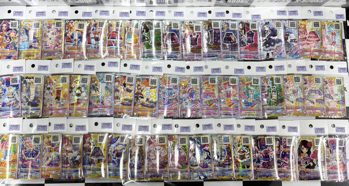 入荷情報】 アイカツ！カード QRコード 纏めて入荷しております