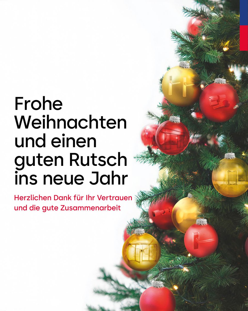 dormakabaDE's tweet image. 🎄 Frohe Weihnachten

Zum Jahresende möchten wir uns herzlich für Ihr Vertrauen und die großartige Zusammenarbeit bedanken.
Wir wünschen Ihnen und Ihren Familien besinnliche Tage, Momente der Ruhe und einen guten Start ins neue Jahr.

#dormakaba #merrychristmas