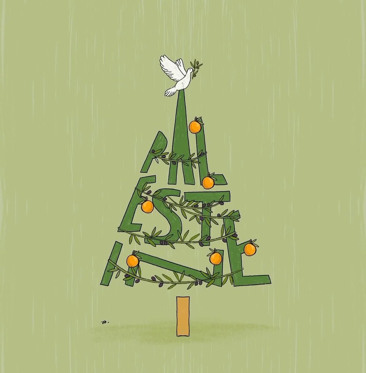Wishing a blessed Christmas to all those observing. Please keep Palestine in your prayers. 🤍🙏🏼🕊️