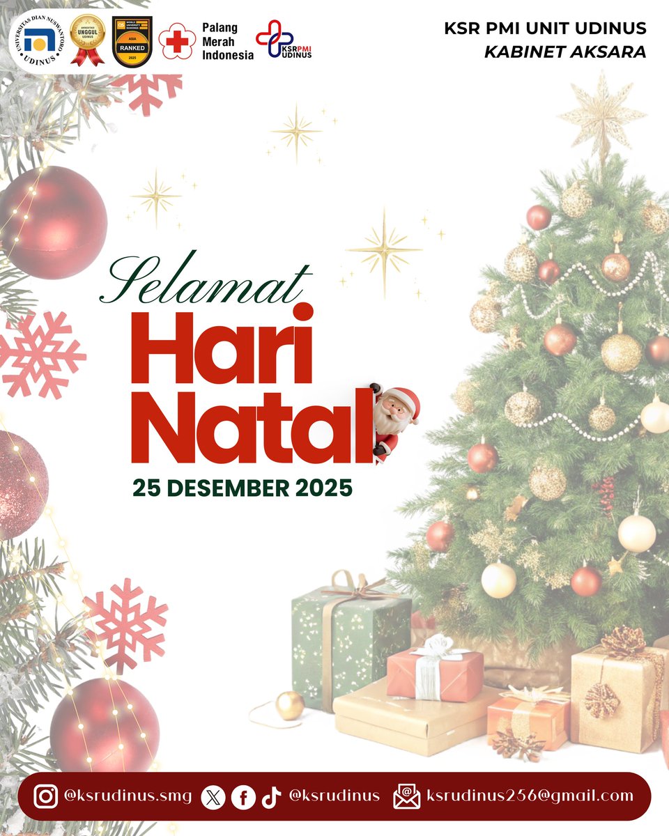 𝒔𝒊𝒂𝒎𝒐 𝒕𝒖𝒕𝒕𝒊 𝒇𝒓𝒂𝒕𝒆𝒍𝒍𝒊!

✨ 𝗦𝗲𝗹𝗮𝗺𝗮𝘁 𝗛𝗮𝗿𝗶 𝗡𝗮𝘁𝗮𝗹 ✨ 
Semoga damai Natal membawa harapan baru, kasih yang tulus, dan sukacita bagi kita semua. Mari terus menebar kebaikan dan kepedulian untuk sesama🤍