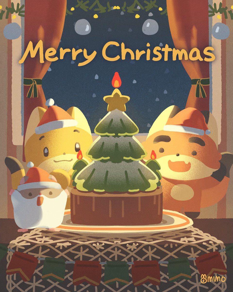 🎄메리 크리스마스!🎄
코코, 여울, 해무와 함께 즐거운 크리스마스 되세요! (*´ω｀*)