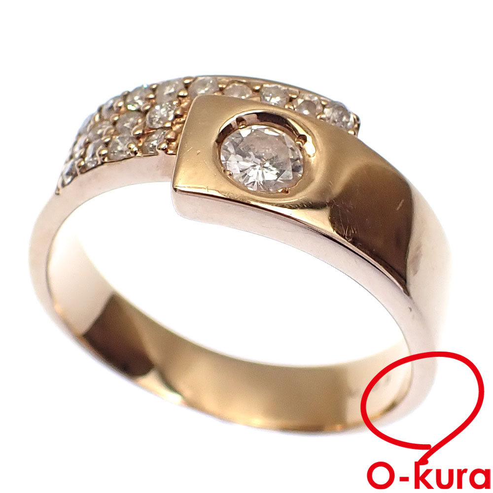 K18PG ダイヤモンド リング 10号 販売中です✨ O-kuraOnlineでのご購入