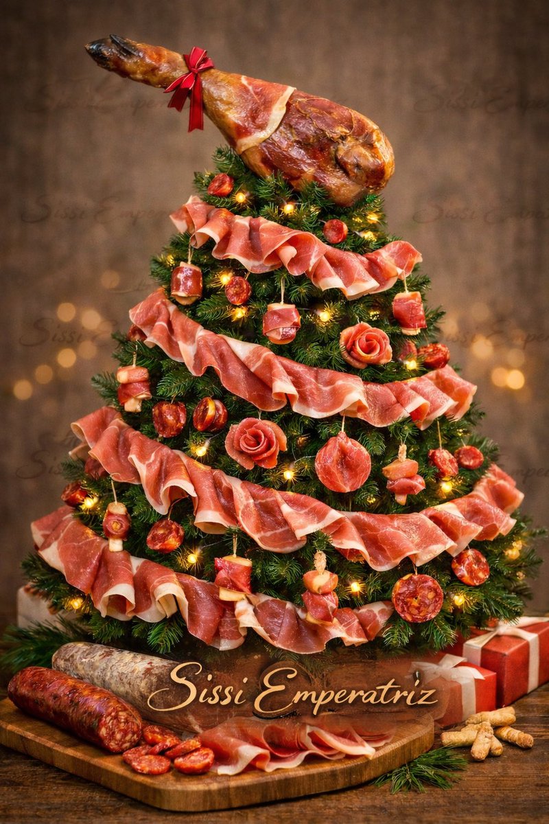 GabyLob's tweet image. Tengo la solución para que en la próxima Navidad los extremistas no destrocen árboles navideños alrededor del mundo: decoralos con jamón. Mucho jamón. 🐷🎄