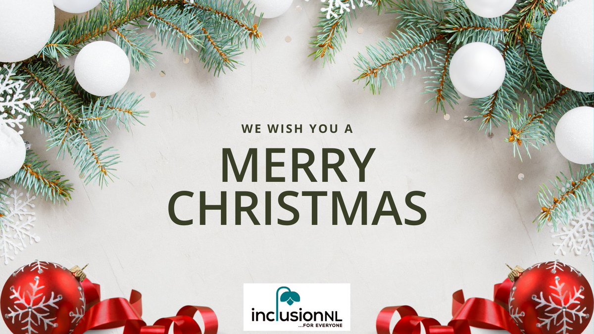 Merry Christmas from all of us at InclusionNL! 🎄

This holiday season, we thank our partners, clients, and collaborators for your support and dedication to building inclusive, accessible workplaces.

Wishing you a joyful, restful, and safe holiday.💙