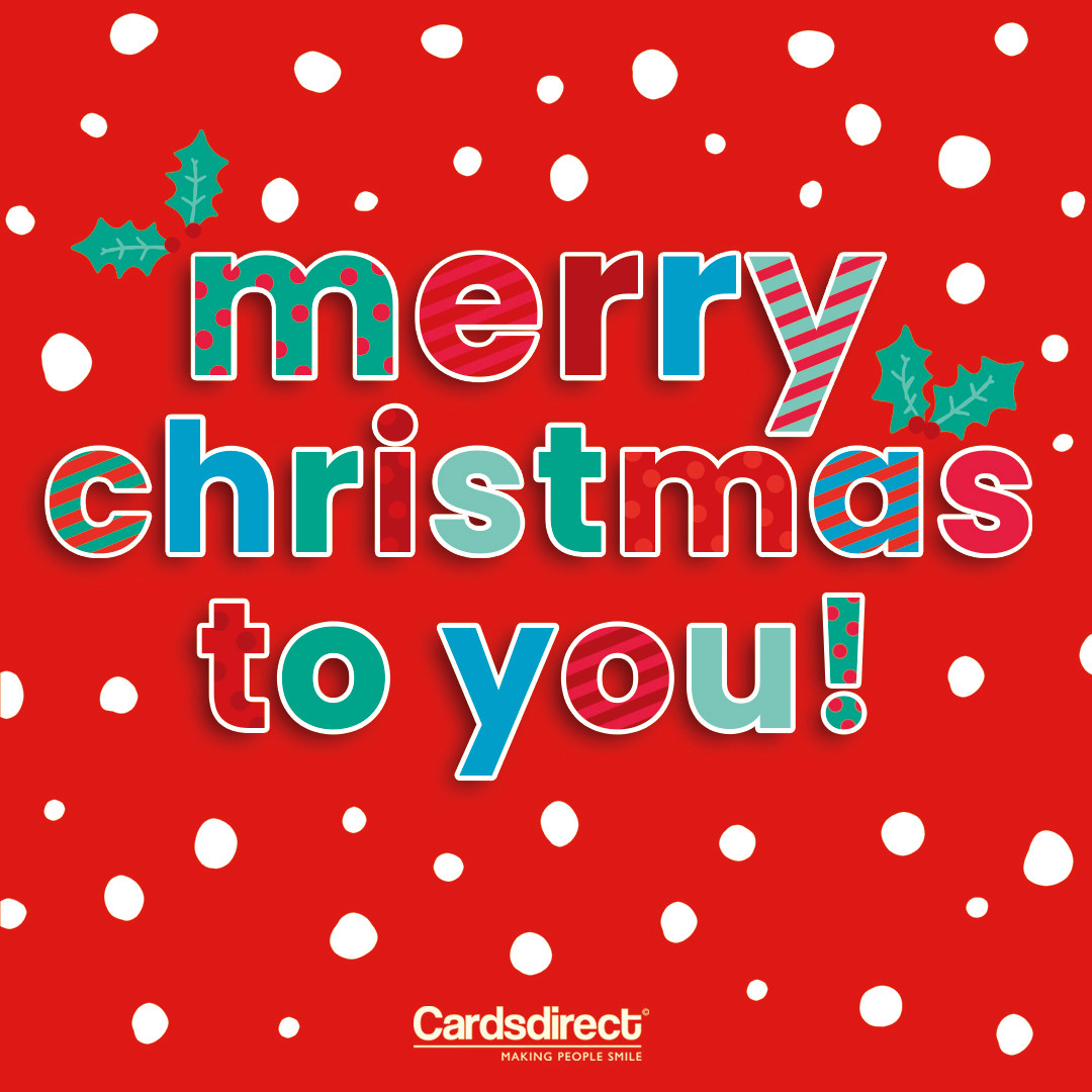 CardsDirectUK's tweet image. 🎄✨Wishing you all a very Merry Christmas 🎅💫
#cardsdirect #merrychristmas #christmasquote