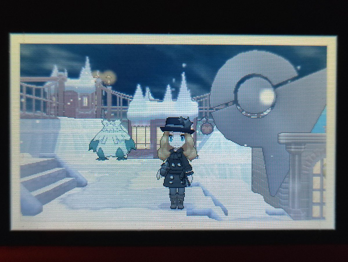 Merry Christmas to everyone around the world!! Here is my Christmas photo in the Kalos Region in Snowbelle City!! Best place for a picture there for memories in the snow. Me and Serena look awesome there with Abomasnow behind us. #MerryChristmas #MerryChristmas2025 #Pokemon