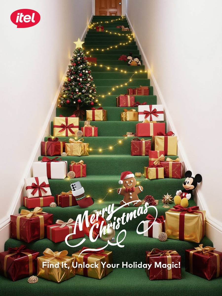 itelghana's tweet image. Merry Christmas to our amazing itel family 🎄✨
Thank you for choosing itel and being part of our journey. May your season be filled with joy, love, and smart moments. 💙📱
#MerryChristmas #itelGhana #SmartLife #SeasonOfJoy
#BhimFestAt10 #itelA100 #Christmas