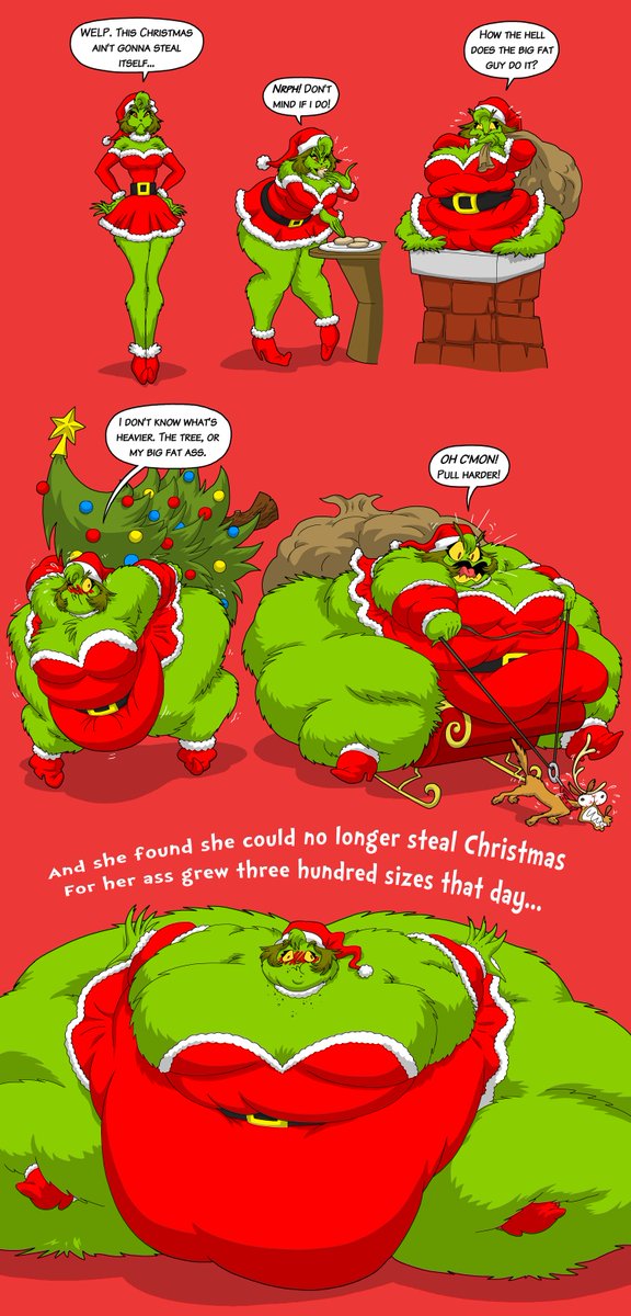 KageyRagey's tweet image. How the Grinchette ate Christmas #bbw #ssbbw #wg #bbwweightgain #weightgain #fatgirl #xwg #weightgaingirl #weightgainfat #fatweightgain #weightgainsequence #fatgirlbelly #wgsequence #ssbbwweightgain #xwgsequence #fat #overweight #obese #ussbbw #immobile