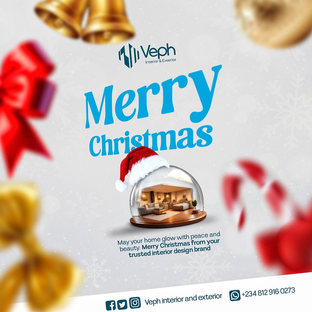 Merry Christmas❤, 
From us at Veph To you our Dearest customers ❤

#VEPH 
#MerryChristmas