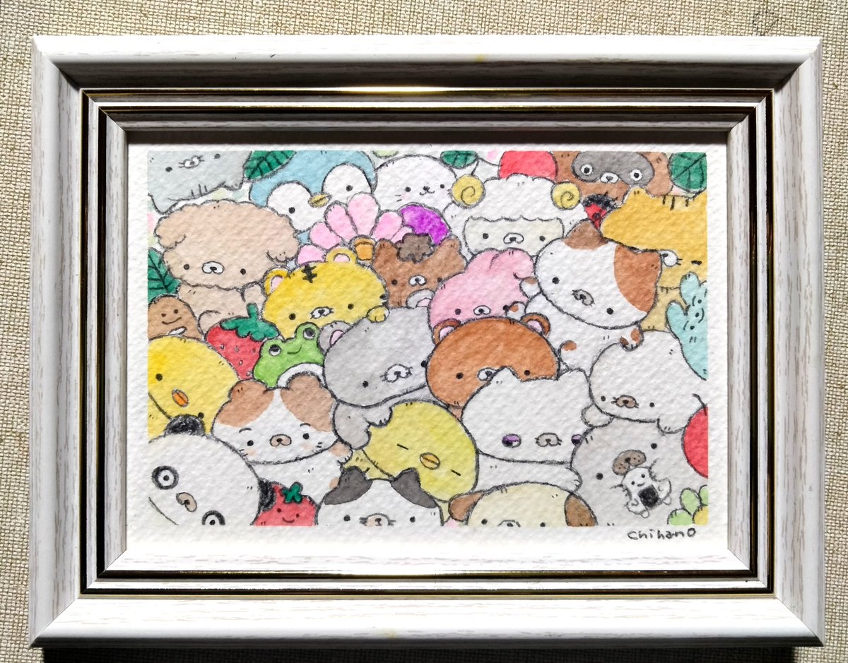 小2のときに描いた絵 過去作品をサイズ変えて描くのも楽しいです☺️ #イラスト