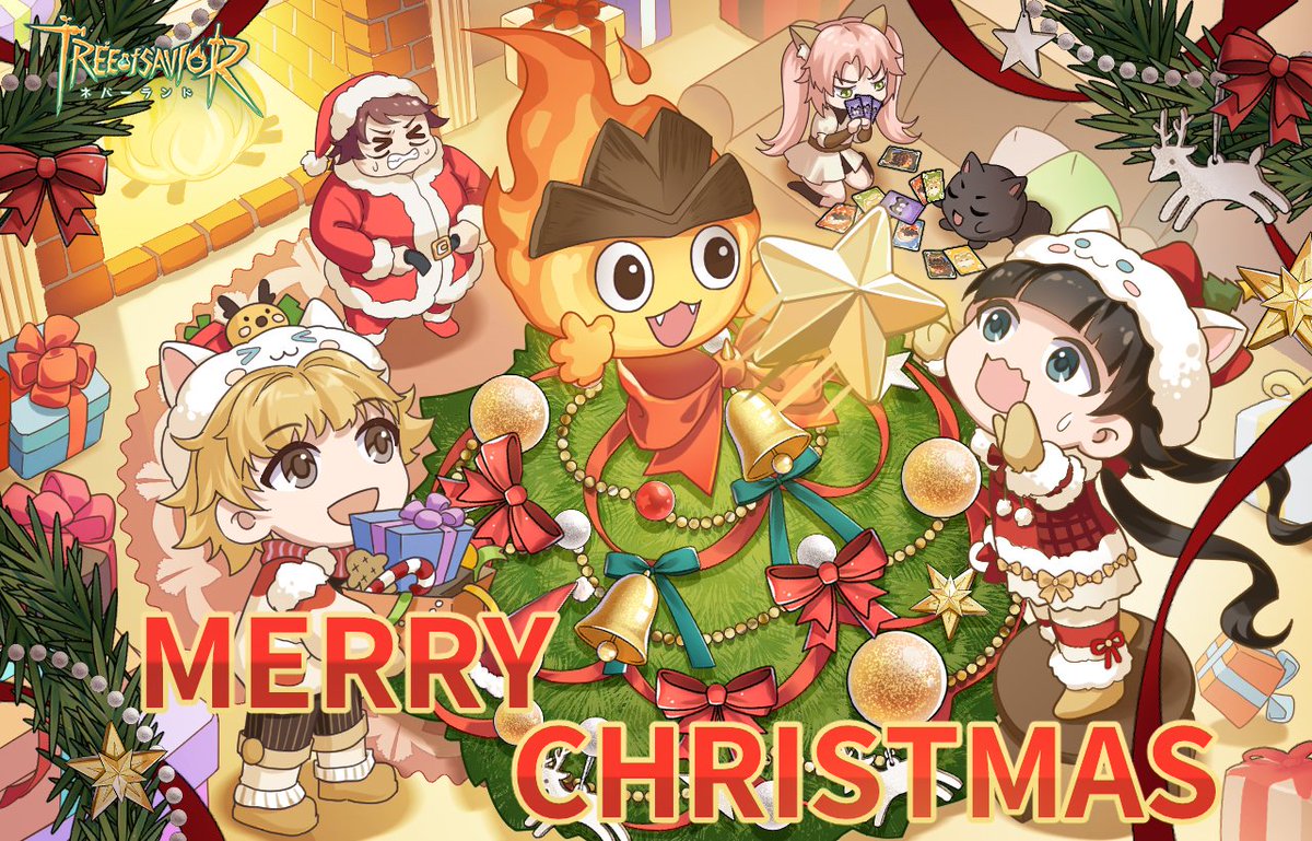 🎄✨メリークリスマス！勇者の皆様✨🎁 #ツリネバ #TOSN #TOSNeverland