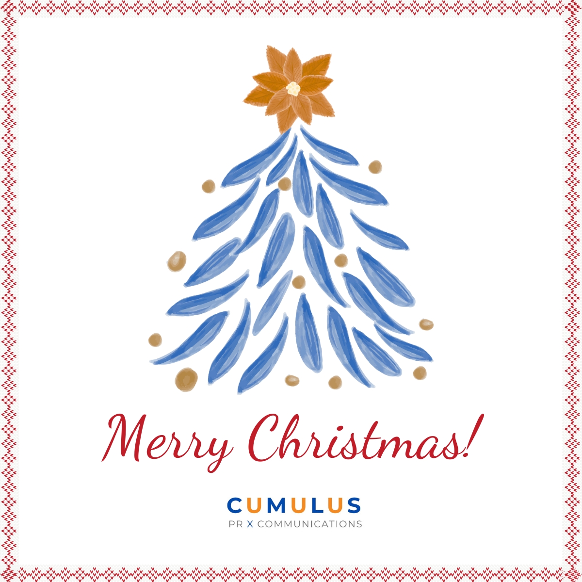 Cumulus_PR's tweet photo. Wishing everyone festive cheer and joyful days. 

Merry Christmas! 🎄

#TeamCumulus #Christmas2025 #PRandComms https://t.co/p5VnyXYHSl
