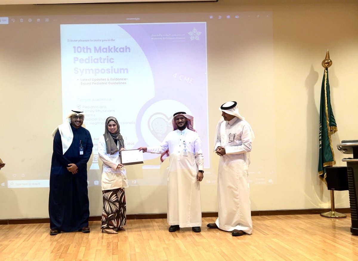 p_r_mch's tweet photo. برعاية سعادة المدير التنفيذي للمستشفى د. هلال المالكي
نُظِّم مؤتمر طب الأطفال، بحضور ومشاركة مدير المؤتمر د. عاطف راشد
وذلك ضمن جهود المستشفى في دعم التعليم الطبي المستمر والارتقاء بالممارسات الصحية.
وشهد المؤتمر حضورًا مميزًا، وتناول محاور علمية حديثة تسهم في تطوير رعاية الأطفال https://t.co/wUxZFgwMBk