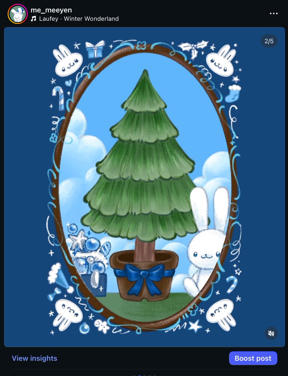 คุรหมี่เย็นย้ายไปแต่งต้นคริสต์มาสที่ฟ้าใสและไอจีเป็นที่เรียบร้อย 

bsky.app/profile/me-mee…

instagram.com/p/DSrZMoDkeA7/…

เลือกบ้านใหม่ที่ถูกใจตามกันมาได้เลยฮะ 🥹🐰