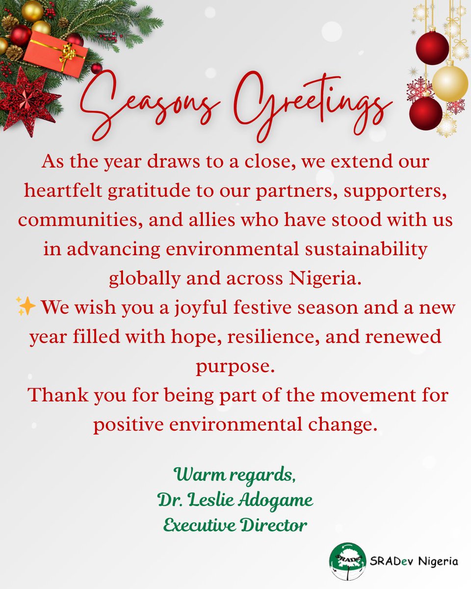 SRADeV Nigeria tweet media